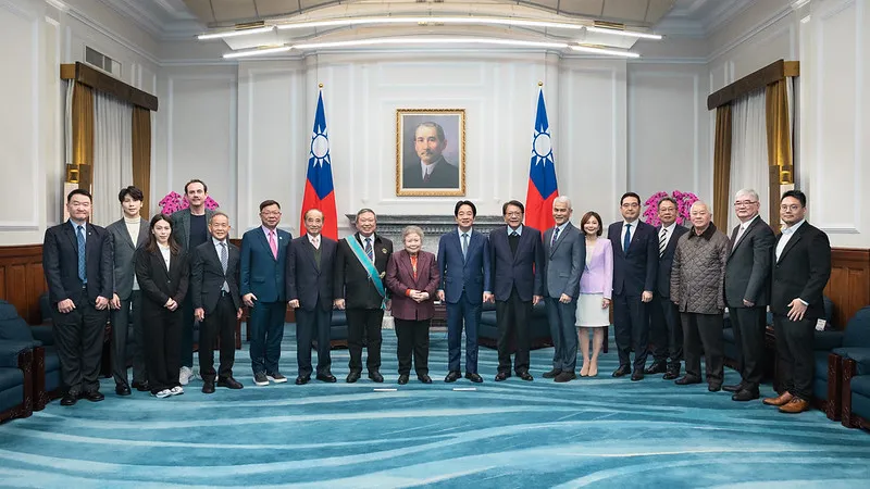 總統贈勳中華奧會榮譽主席林鴻道　表彰推動臺灣運動發展卓越貢獻