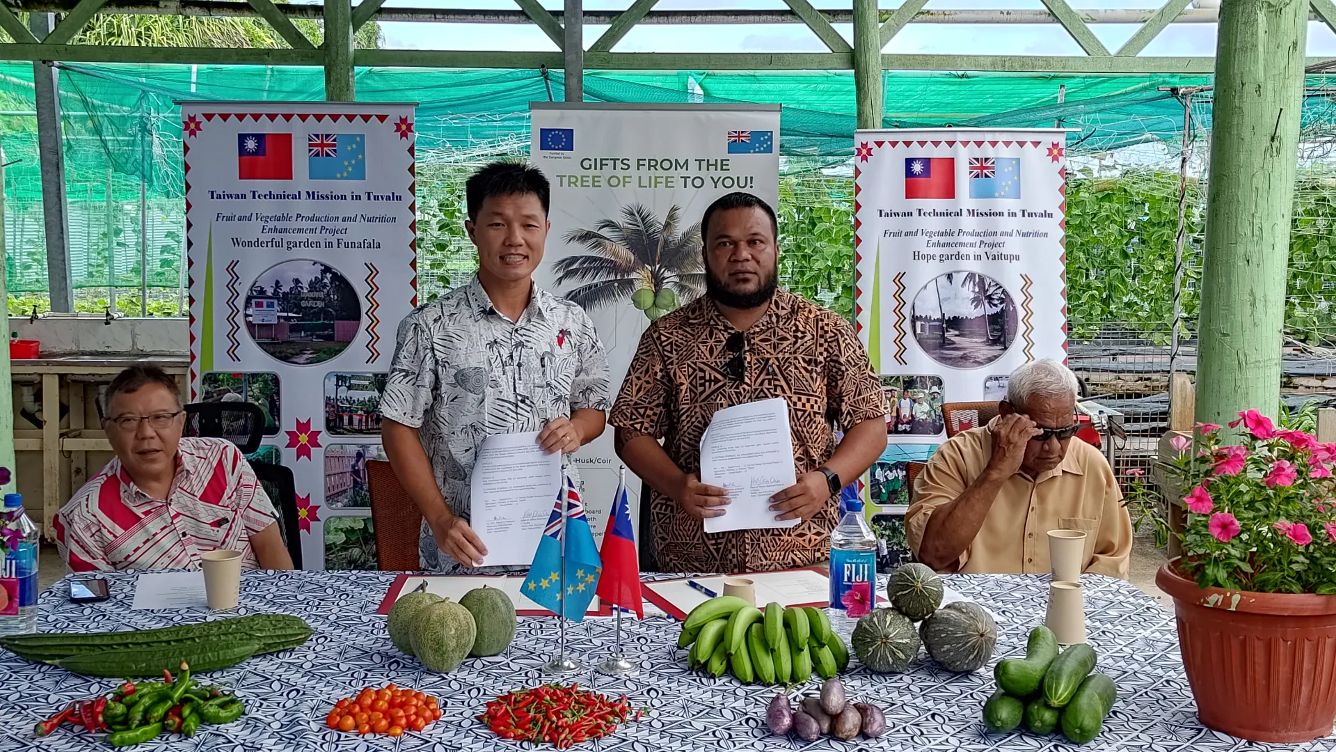 Taiwan and EU Join Forces — TaiwanICDF Supports Smart Agriculture in Tuvalu
