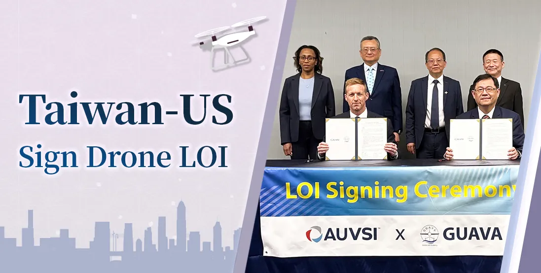 Taiwan-US Sign Drone LOI