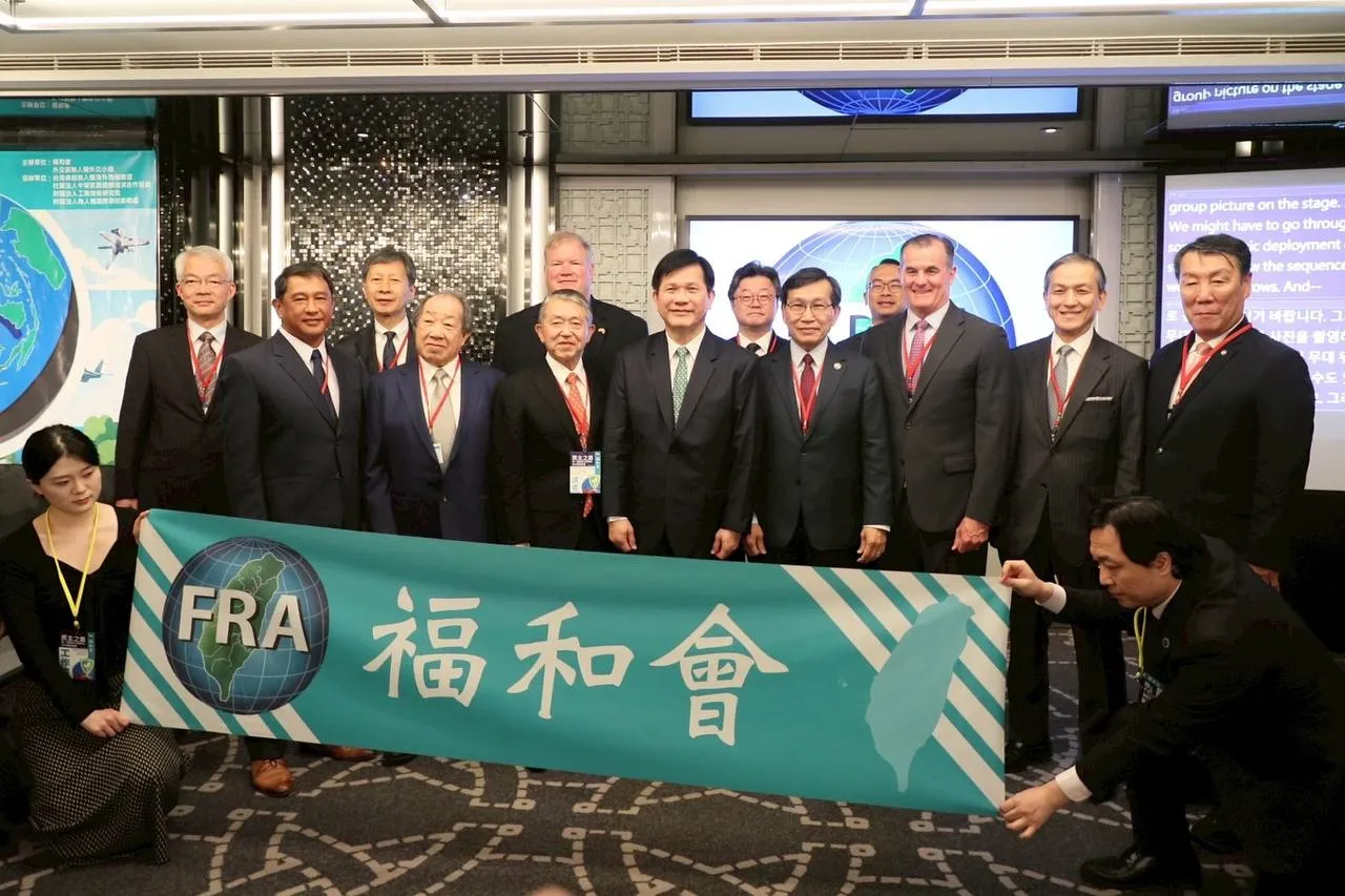 外交部長林佳龍出席「民主之盾」論壇，倡議強化第一島鏈全社會韌性與區域安全合作