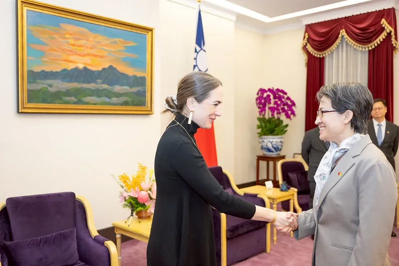 副總統接見「公民自由中心」主席馬特維丘克　盼與國際社會攜手面對未來挑戰