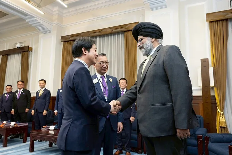 總統接見國際獅子會總會長辛格　盼攜手發揮善良公義精神　為社會注入正向力量