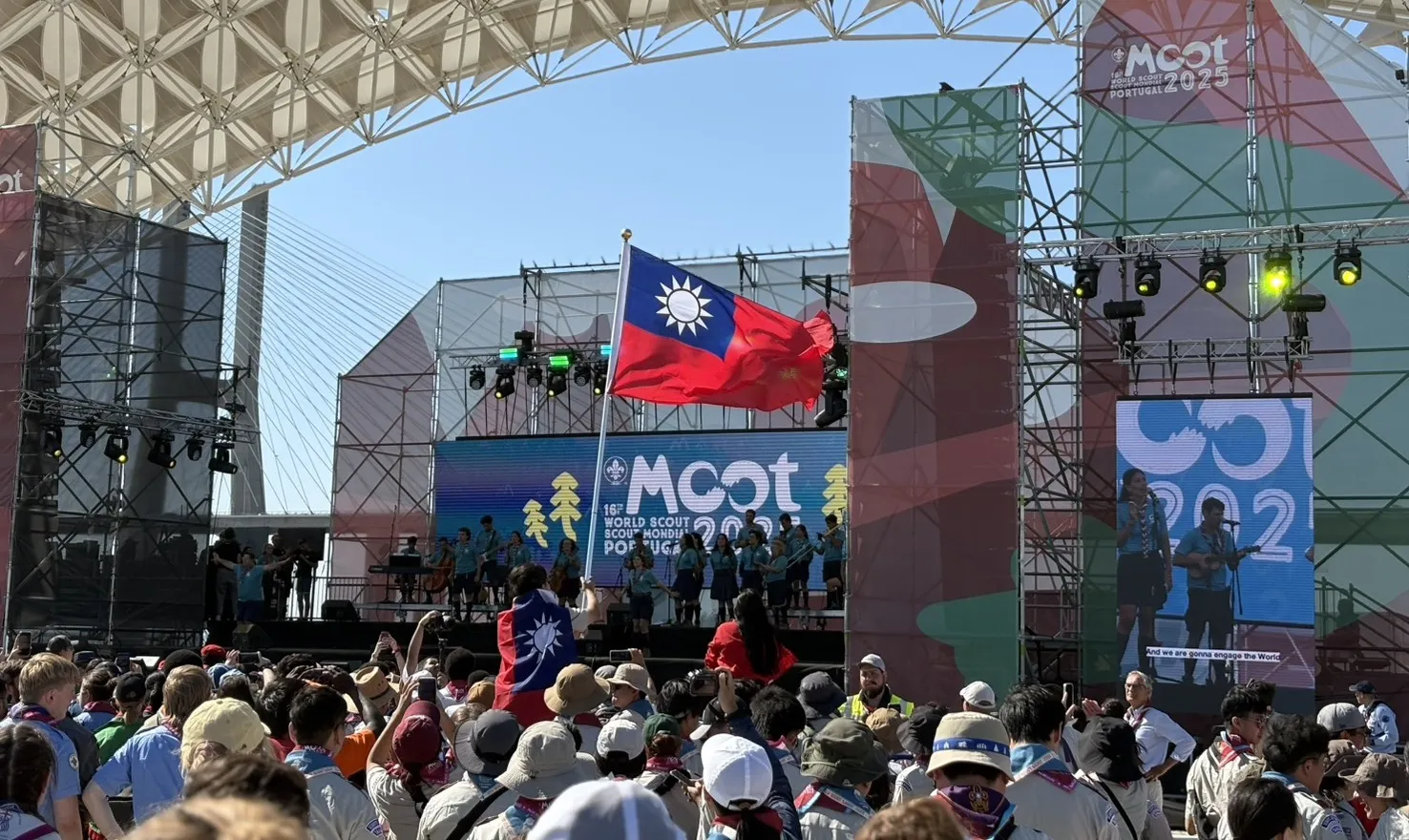 台灣日驚豔百國童軍盛會　世界羅浮齊聚邀約2029台灣再見！