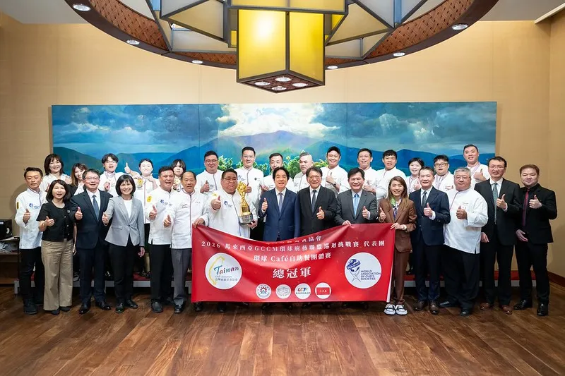 總統接見台灣廚藝美食協會　肯定臺灣餐飲人才實力　盼持續以臺灣好滋味讓世界回味無窮