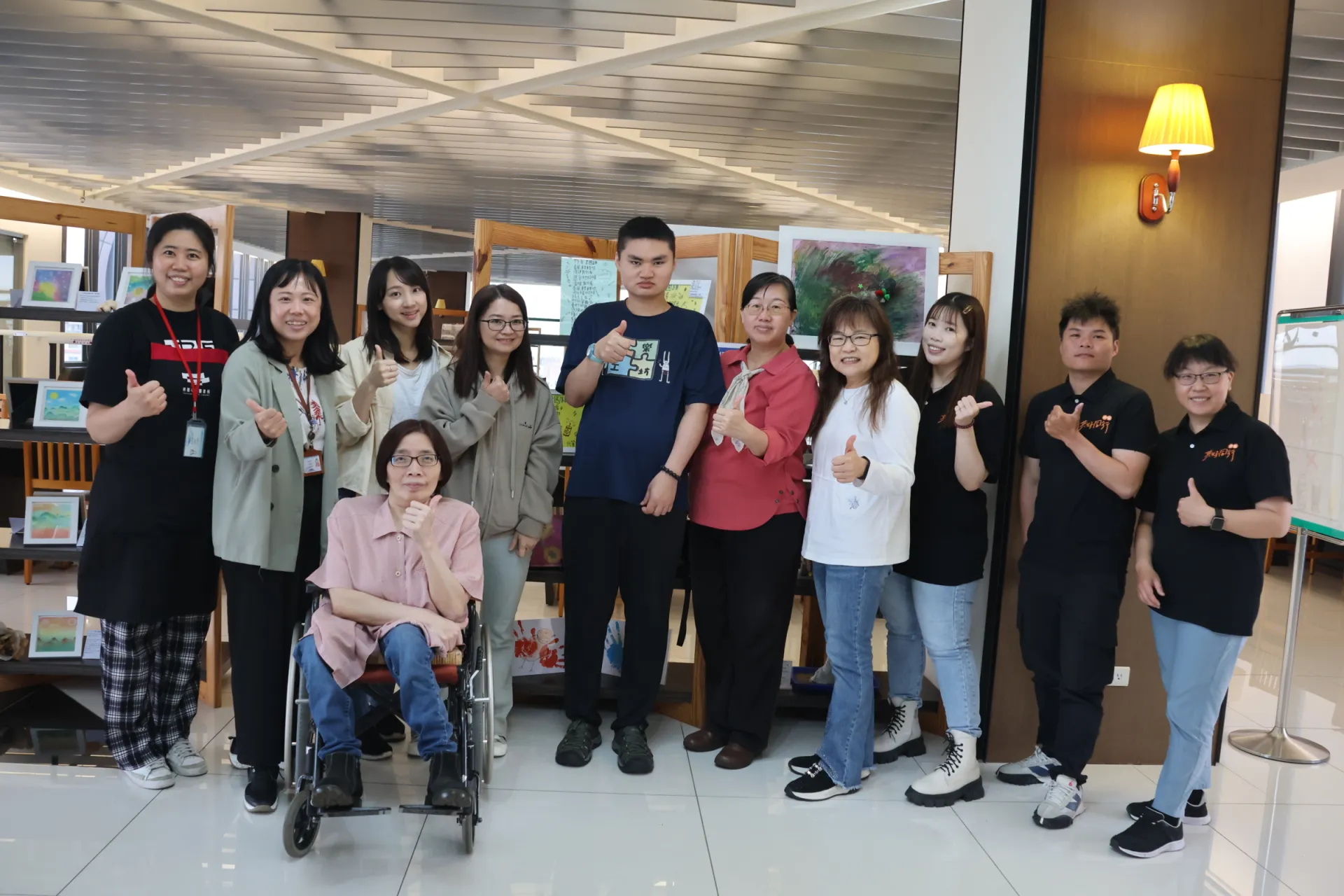 伊甸基金會攜手大園圖書館  5月起展出身心障礙者與早療家庭作品
