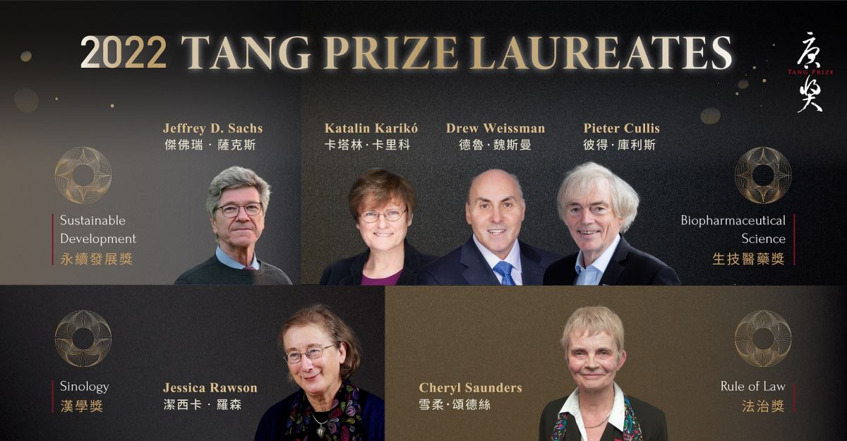 第五屆唐獎得獎名單